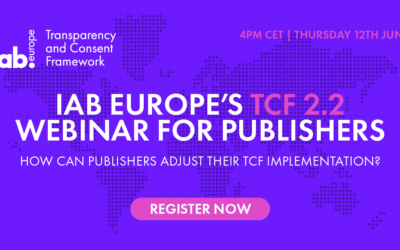 Webinary o Transparency & Consent Framework (TCF v2.2) IAB Europe
